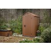Zahradní domek Keter Darwin 4 x 4 hnědý, s podlahou, 610641