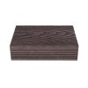 Terasové prkno G21 zakončovací, 2,5 x 14 x 400 cm, Dark Wood, WPC, 6391042