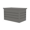 Zahradní box G21 Denver 280 L, metalický šedý plechový, 63900850
