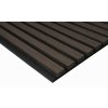 Akustický panel G21 270x60,5x2,1 cm, tmavý ořech, 63910195
