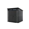 Zahradní domek Keter Cortina 7x7 grafitový, s podlahou, 610605
