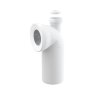ALCA Dopojení k volně stojícímu WC, koleno 90°, s připojením DN 40/50, DN 110, délka 230 mm, PP, bílé A90-90P40/50A