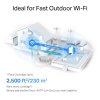 WiFi router TP-Link Deco X50-Outdoor(1-pack) venkovní AP, 1x GLAN, 1x GLAN s PoE, 2,4/5 GHz, AX3000, 52449706