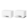 WiFi router TP-Link Mercusys Halo H85X(2-pack) WiFi 6, AX3000, 1x 2,5GLAN, 2x GLAN2,4/5 GHz, 52449833