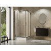 ctvercovy sprchovy kout modern chrom 190