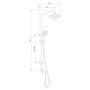 Mereo Sprchový set Sonáta CB60101SP