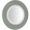 Sapho LUMIRO STRIP kulaté zrcadlo s LED osvětlením v rámu ø 90cm, verde LR950-4444S