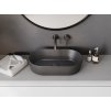 Besco Lova Cera-Line 53 umyvadlo na desku, gun metal, UNCM-53-LOGM