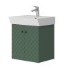 Lavedo Tessera Green 60 koupelnová skříňka s umyvadlem, TSR-60_EMERALD_GREEN