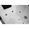 Hydromasážní vana Globe 170×80 – rohová asymetrická s prosklenou čelní částí | Aplomo Orientace: Pravá, MO-1242P