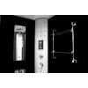 32652 4 devy black 120x85x225 masazni sprchovy box