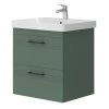 32619 skrinka s umyvadlem melody green