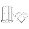 32517 1 sprchovy kout xenia white nakres