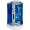 Aplomo Monster White L/P 120x88x220 parní masážní sprchový box Orientace: Levá, MO-02188WSL