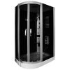 Aplomo Trixy Black 120x85x215 masážní sprchový box Orientace: Pravá, MO-18218BLP