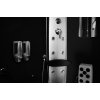 Aplomo Trixy Black 120x85x215 masážní sprchový box Orientace: Pravá, MO-18218BLP