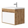 Lavedo Malta 65 Wotan Oak koupelnová skříňka s umyvadlem, MLT-65_WOTAN_OAK