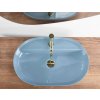 Rea Aura 61 umyvadlo na desku, blue shiny, REA-U6618