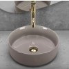 Rea Sami 36 umyvadlo na desku, beige shiny, REA-U6382