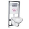 Kerra Doris/Adriatic Chrom WC závěsný komplet, KLE-ADRCH