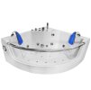 Aplomo Alleta 141x141 hydromasážní vana, modrá, MO-0053M