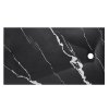 Besco Vexo obdélníková sprchová vanička, marble black Rozměr vaničky: 140x90cm, VMB-140-90-P