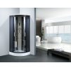 Aplomo Lucy black masážní sprchový box Rozměr koutu: 100x100cm, MO-0513CBL