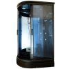 Aplomo Monster Black 120x88x220 L/P parní masážní sprchový box Orientace: Pravá, MO-02188BSP