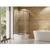 Besco Modern 165 čtvrtkruhový sprchový kout Rozměr koutu: 90x90cm, MP-90-165-C