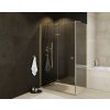 Besco Pixa 100x80/120x80 obdélníkový sprchový kout, gold Orientace: Levá, Rozměr sprch.dveří: 100cm, PPL-108-195G