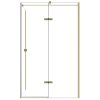 Besco Pixa 100x80/120x80 obdélníkový sprchový kout, gold Orientace: Levá, Rozměr sprch.dveří: 100cm, PPL-108-195G