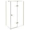Besco Pixa 100x80/120x80 obdélníkový sprchový kout, gold Orientace: Levá, Rozměr sprch.dveří: 100cm, PPL-108-195G