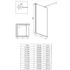 Deante Kerria Plus Walk In sprchový kout, black Rozměr Walk In: 60cm, KTS_N86P