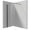 Deante Kerria Plus Walk In sprchový kout, black Rozměr: 80cm, KTS_N38P