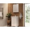 Lavedo Trinity White 50 koupelnová skříňka s umyvadlem, TRN-50W