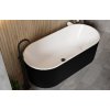 Besco Giuliana 170x80 volně stojící akrylátová vana, black, WASB-170-G