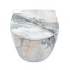 Rea Carlos rimless WC závěsné se sedátkem, granit shiny, REA-C8002