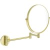 Aplomo Round oboustranné kosmetické zrcátko na prodlužovacím rameni, gold, ADR_R811