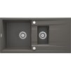 Deante Eridan 1.5 granitový dřez s odkapávačem, antracit metalic, ZQE_T513