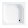 Besco Ares čtvercová vysoká sprchová vanička Rozměr vaničky: 80x80cm, BAA-80-KW