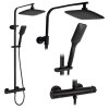 Rea Tom sprchový set termostatický, black, REA-P7101