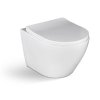 Aplomo Desna White WC závěsné se sedátkem, rimless, VMD_600S