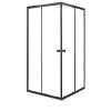 Kerra Olga SQ black čtvercový sprchový kout Rozměr koutu: 90x90cm, 10476_90X