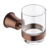 Aplomo Art Line sklenička s mosazným držákem, starožitná měď, AL53320ORB