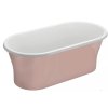 Polimat Amona volně stojící akrylátová vana 150x75, růžová, 00415