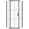 Kerra Metro black 90x90 pětiúhelníkový sprchový kout, MET02
