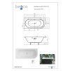 9132 8 akrylatova vana avita slim plus 150x70 leva