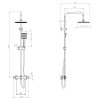 Deante Joo-Koo sprchový set s termostatickou baterií, NBJ051T