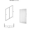 Besco Duo Slide transparent sprchové dveře Rozměr sprch.dveří: 140cm, DDS-140