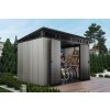Zahradní domek Keter Artisan 11x7 šedý/antracit, s podlahou, 610379